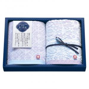 伊予国 花つむぎ つむぎ ウォッシュタオル2P IH1531