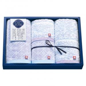 伊予国 花つむぎ つむぎ フェイスタオル2P&ウォッシュタオル2P IH4031