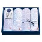 伊予国 花つむぎ つむぎ フェイスタオル4P IH5031