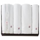 今治 しろきらり バスタオル2P&フェイスタオル2P S-51800