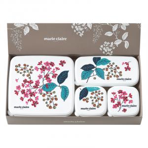 マリ・クレール フレンチライラック シール容器4点セット・B MC-671