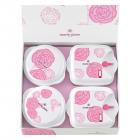 マリ・クレール ローズブルーミング 電子レンジ容器4点セット MC-668