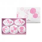 マリ・クレール ローズブルーミング 電子レンジ容器5点セット MC-669