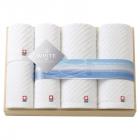 今治 ザ ホワイト 日本製 タオルセット(木箱入) 65501