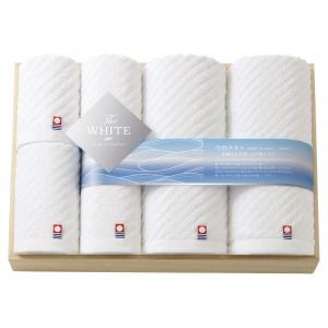 今治 ザ ホワイト 日本製 タオルセット(木箱入) 65501