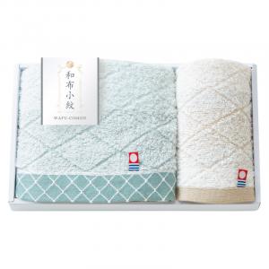 和布小紋【Modern】 フェイスタオル&ウォッシュタオル KWFK-151