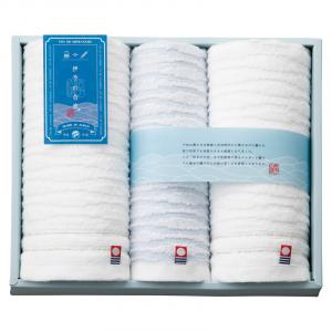 伊予の白波 フェイスタオル2P&ウォッシュタオル IY2025