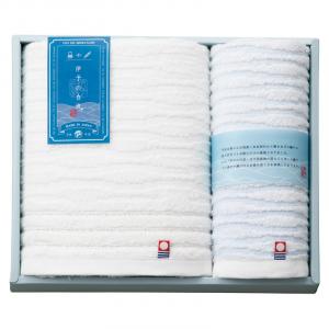 伊予の白波 バスタオル&ウォッシュタオル IY2030