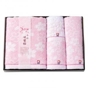 今治製タオル 咲染桜 タオルセット SZ-5001
