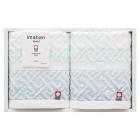 今治タオル スピニングモード 紋ジャガードウォッシュタオル2P SPT01749M