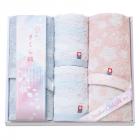 今治さくら織 フェイスタオル2P&ウォッシュタオル2P MS-401