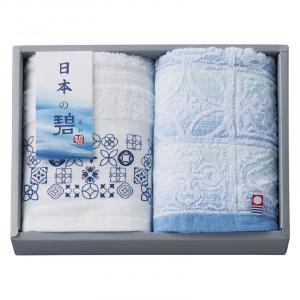 日本の碧 泉州フェイスタオル&今治フェイスタオル NA26020