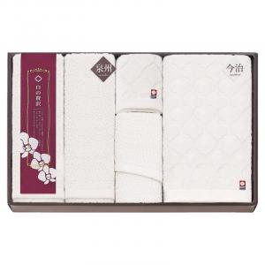 今治&泉州 白の贅沢 タオルセット WIS880