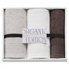 オーガニックエディション オーガニックコットン使用国産フェイスタオル2P&ウォッシュタオル OE1025
