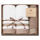 コットンライン 今治産フェイスタオル2P&ハンドタオル CT9030