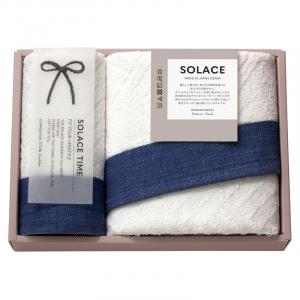 SOLACE(ソラス) 日本製 フェイスタオル&ハンドタオル 83015