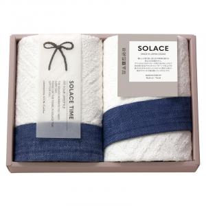 SOLACE(ソラス) 日本製 フェイスタオル2P 83020