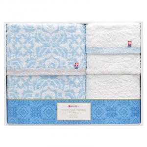 nishikawa 今治製バスタオル&フェイスタオル2P TT89500505