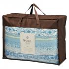 ウールミックス ウール混肌ふとん(羊毛10%) ブルー WLM51005B/RO