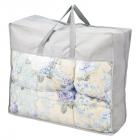 花浪漫 羽根ふとんバッグ入り(ダウン5%) ブルー HRU-510BL/PI