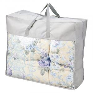 花浪漫 羽根ふとんバッグ入り(ダウン5%) ブルー HRU-510BL/PI