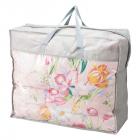 花浪漫 羽根ふとんバッグ入り(ダウン10%) ピンク HRU-515GR/PI