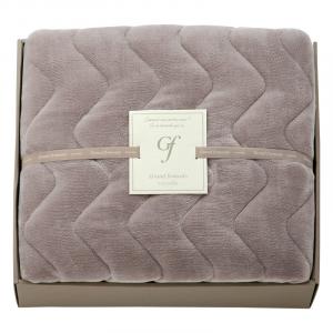グランフランセヌーベル 吸湿発熱綿入りハイソフトタッチ敷パット バイオレットグレー GFN8057VG/PR