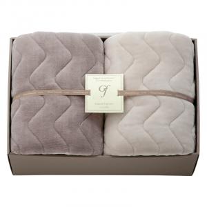 グランフランセヌーベル 吸湿発熱綿入りハイソフトタッチ敷パット2P GFN8107