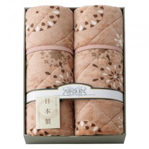 吸湿発熱わた入り国産やわらかタッチ敷パット2枚セット SV-4120