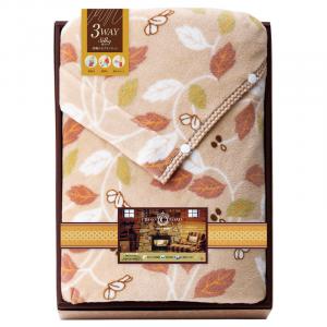 CROSS ROAD あったかアイデア & 厳選素材 3WAYブランケット 2430