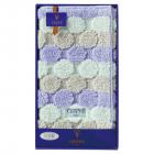 チェルベ ドット バスマット ブルー 090921BL/PU