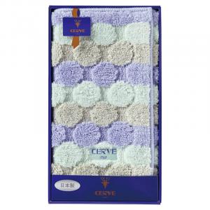 チェルベ ドット バスマット ブルー 090921BL/PU