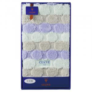 チェルベ ドット 大判バスマット ブルー 095841BL/PU