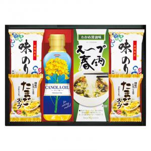 SHOWAキャノーラ油&のり・たまごスープ詰合せ SOC-25