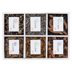 廣川昆布 御昆布 6品佃煮詰合せ 200-43