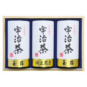 宇治茶詰合せ(伝承銘茶)木箱入 LC1-201