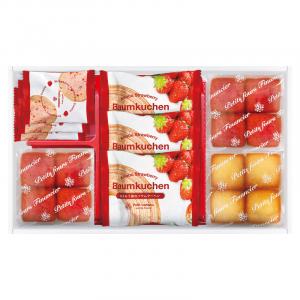 あまおう苺バウムクーヘン&プチフィナンシェ ギフトボックス FAO-25R