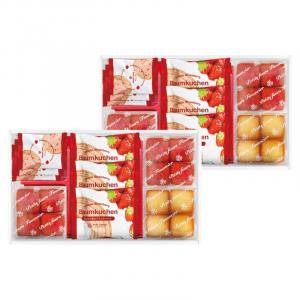 あまおう苺バウムクーヘン&プチフィナンシェ ギフトボックス FAO-50R